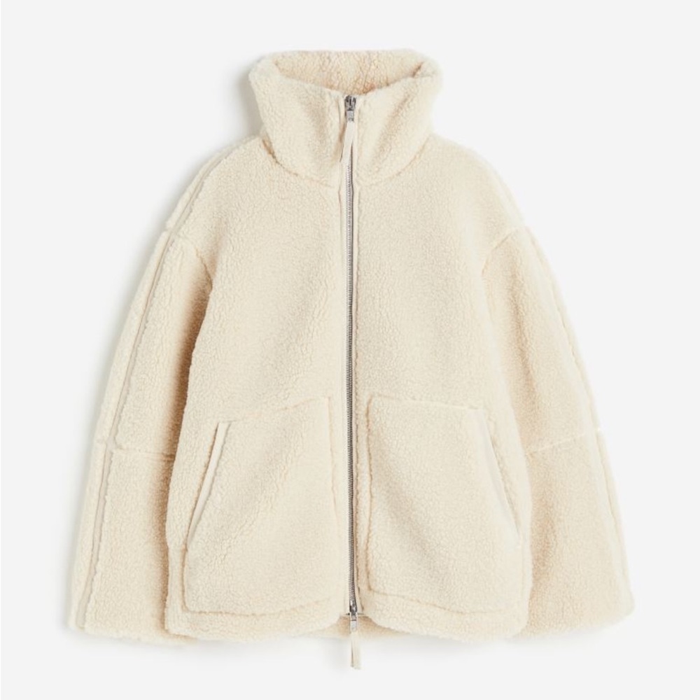 H&M Teddy Fleece Jacket NWT